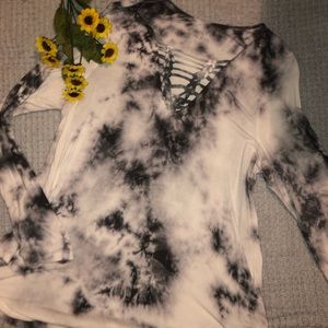 American Eagle Tie-Dye Blouse